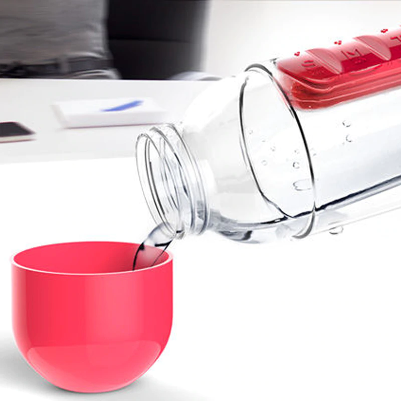 Water Bottle Pill Organizer - The Gadgets Outlet