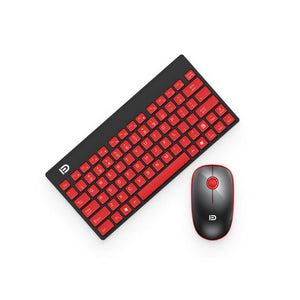 Red Keyboard & Mouse Set