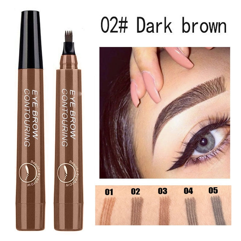Natural Tattoo Eyebrow Pen 3D Microblading Style