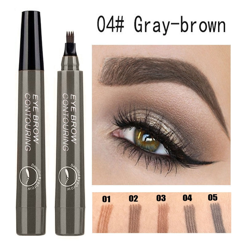 Natural Tattoo Eyebrow Pen 3D Microblading Style