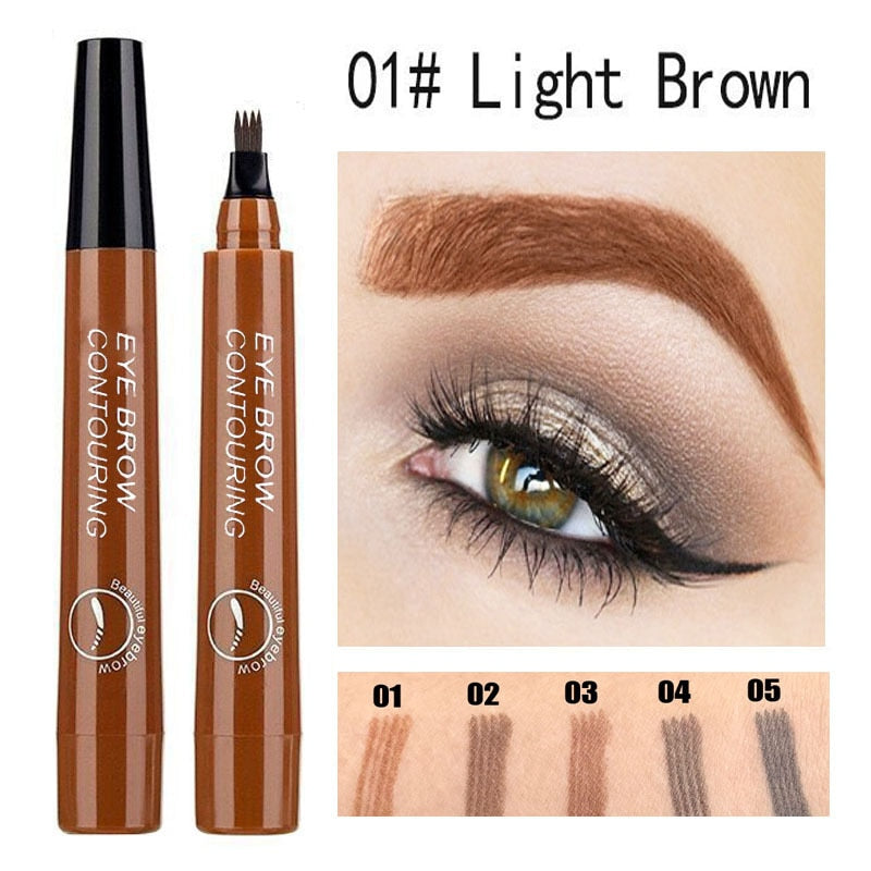 Natural Tattoo Eyebrow Pen 3D Microblading Style