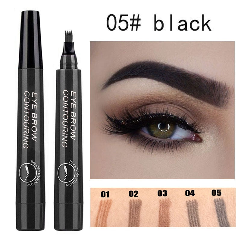 Natural Tattoo Eyebrow Pen 3D Microblading Style