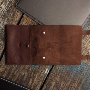 Brown Leather Cord Wrap