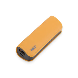 Yellow Leather-Surface 2600mAh Power Bank
