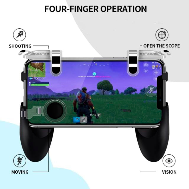 Integrated Handheld Mobile Game Controller