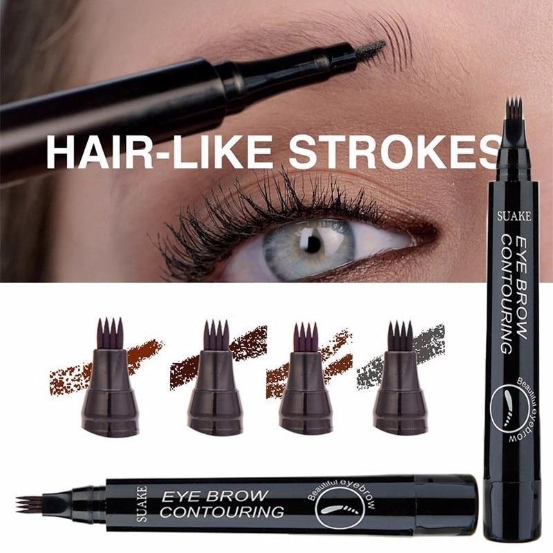 Natural Tattoo Eyebrow Pen 3D Microblading Style - The Gadgets Outlet