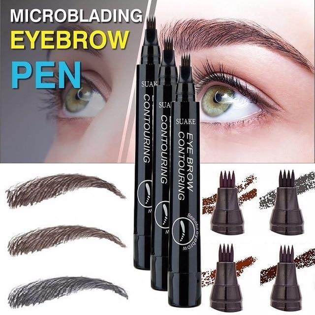 Natural Tattoo Eyebrow Pen 3D Microblading Style - The Gadgets Outlet