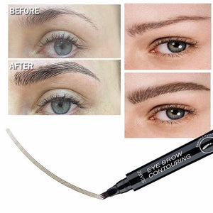 Natural Tattoo Eyebrow Pen 3D Microblading Style - The Gadgets Outlet